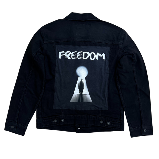 Upcycled Julian Lennon - Levi's Denim Jacket Freedom