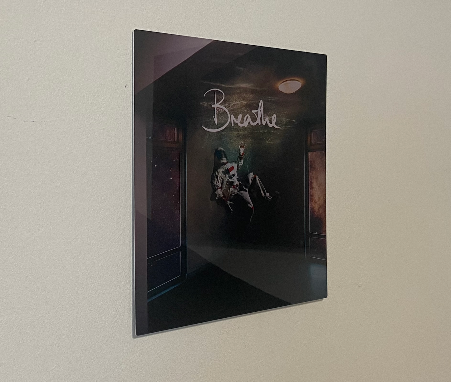 Breathe Single CoverMetal Wall Art