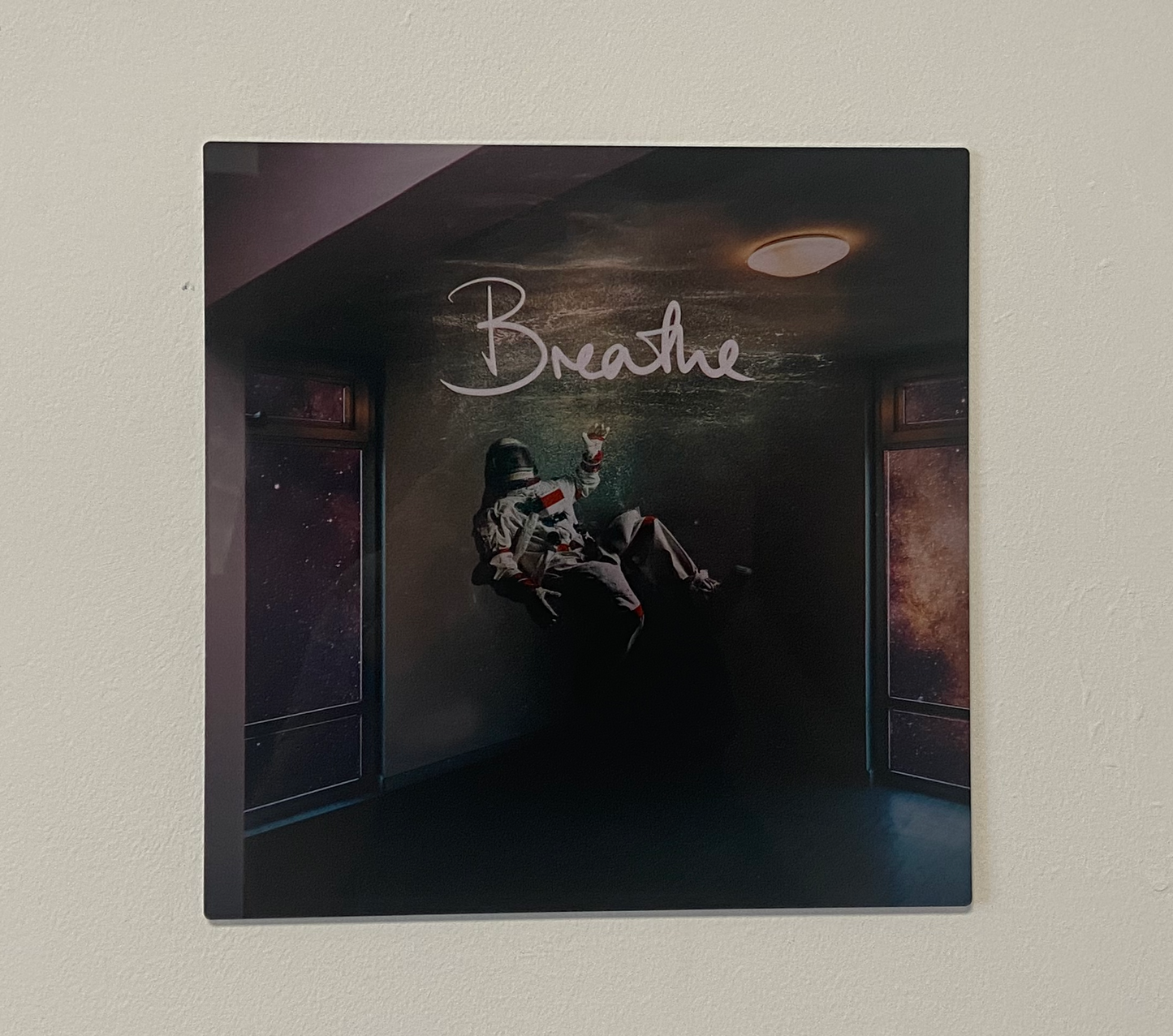 'Breathe' Single Cover Metal Wall Art