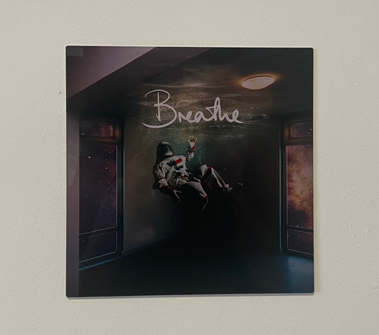 'Breathe' Single Cover Metal Wall Art