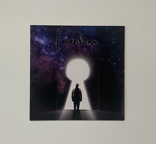 'Freedom' Single Cover Metal Wall Art