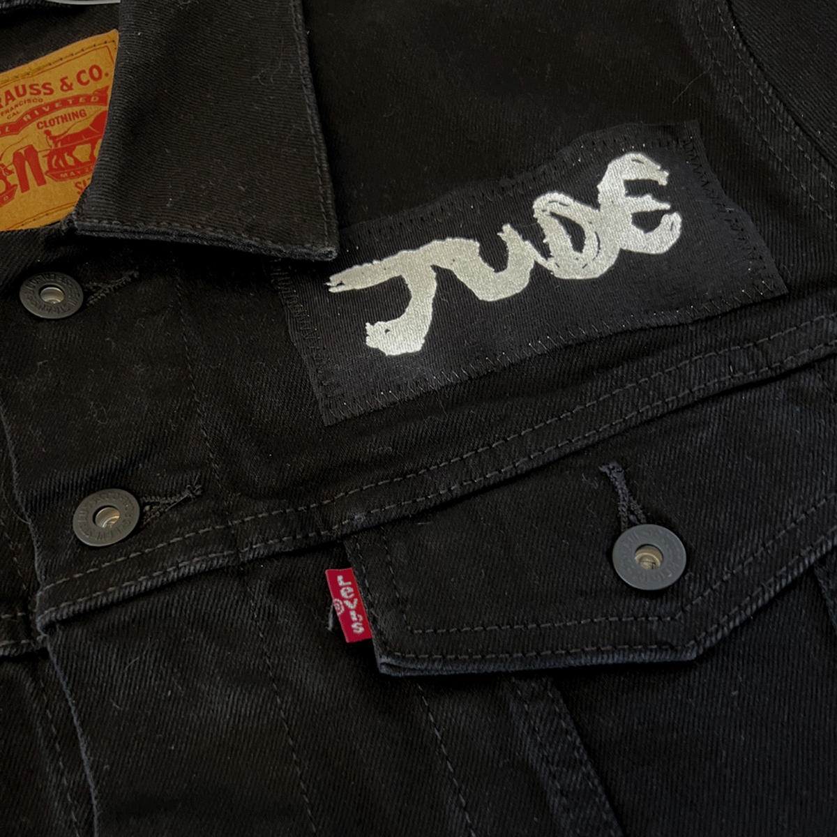 Up-Cycled Julian Lennon - Levi's Denim Jacket ELM