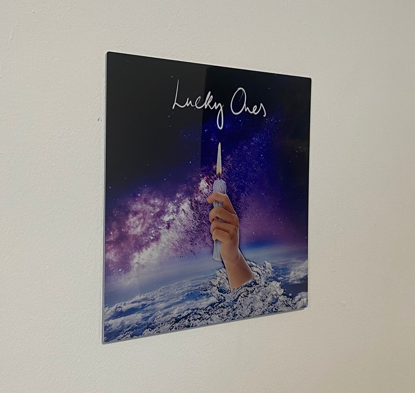 'Lucky Ones' Single Cover Metal Wall Art