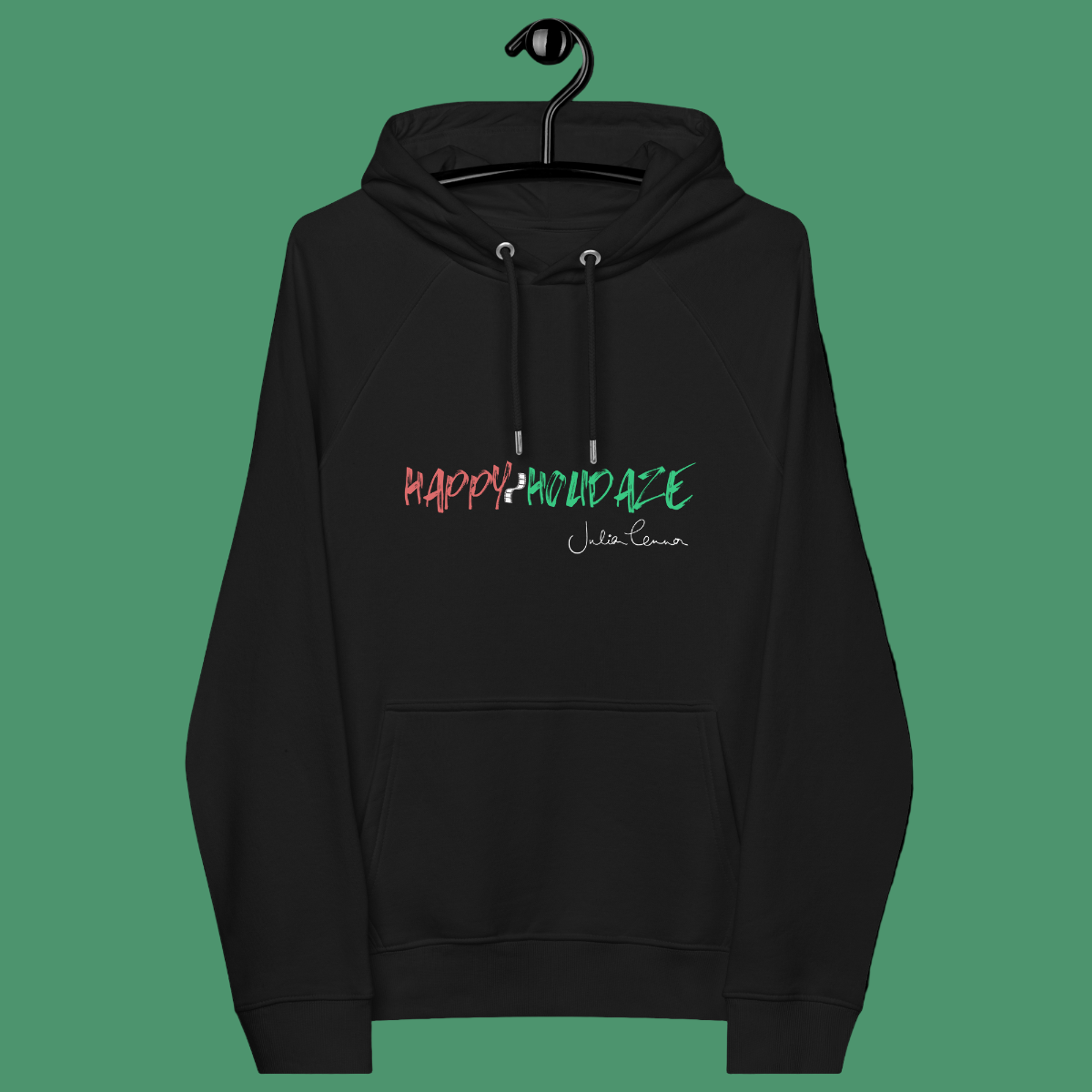 'Happy Holidaze' Film Reel Motif Hoodie (Black)