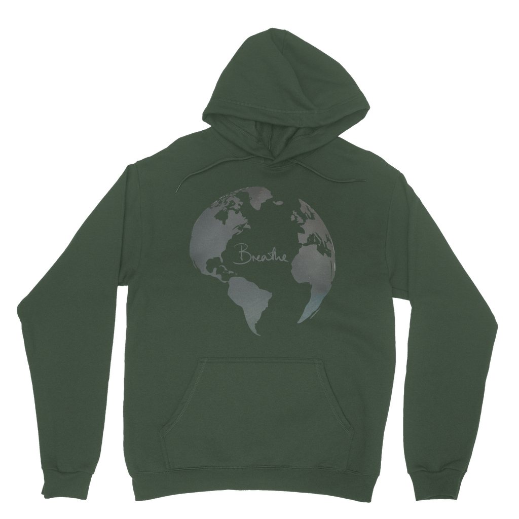 Breathe Earth Day Eco Hoodie
