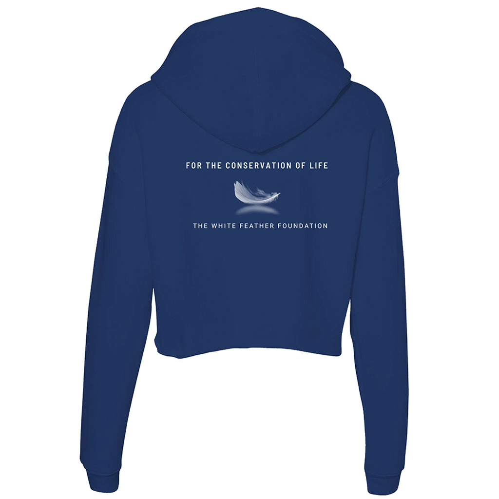 Breathe Earth Day Cropped Hoodie