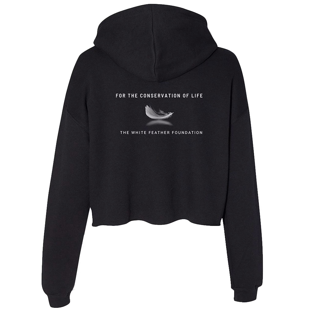 Breathe Earth Day Cropped Hoodie