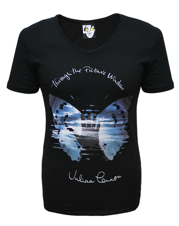 Julian Lennon (Through The Picture Window) Black Scoop Neck T-Shirt