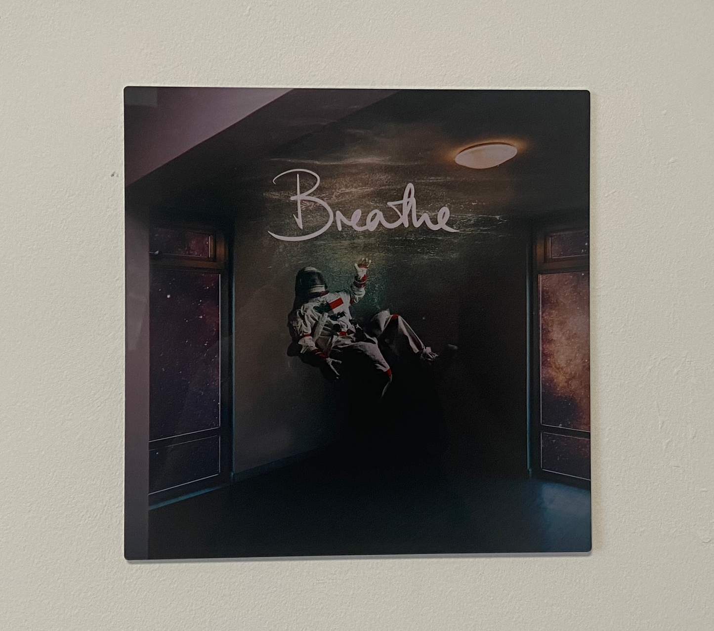 Breathe Single CoverMetal Wall Art