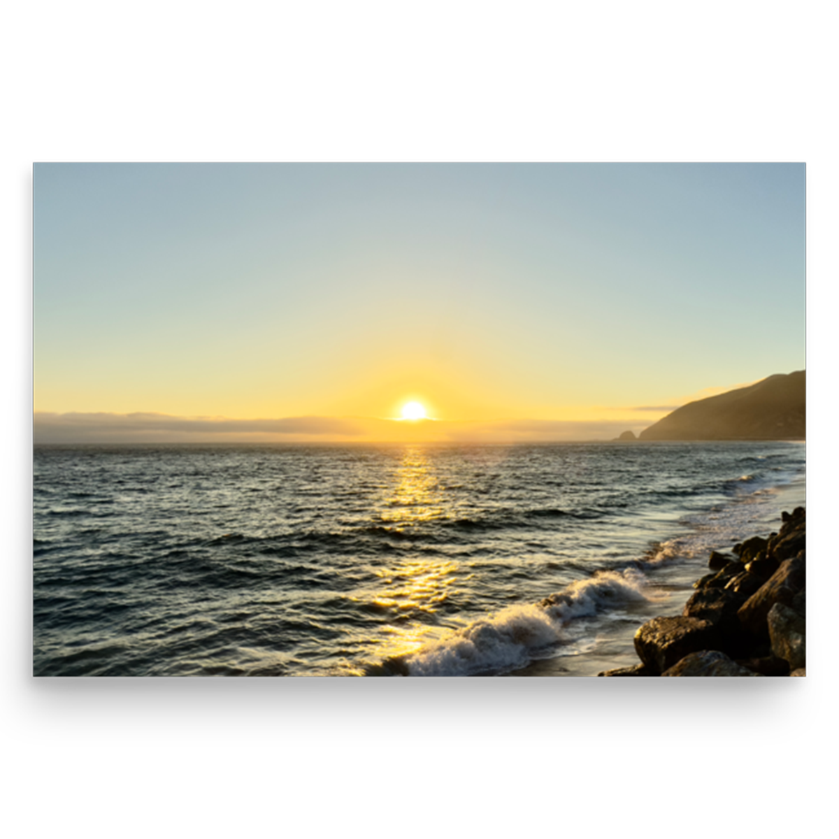 'California Coastline' – 2025 - 12" x 18" Limited Edition Print