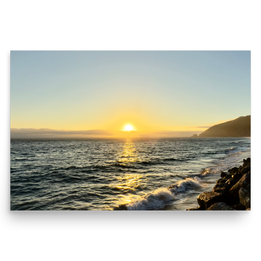 'California Coastline' – 2025 - 12" x 18" Limited Edition Print