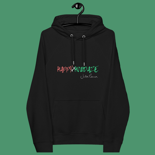 'Happy Holidaze' Film Reel Motif Hoodie (Black)