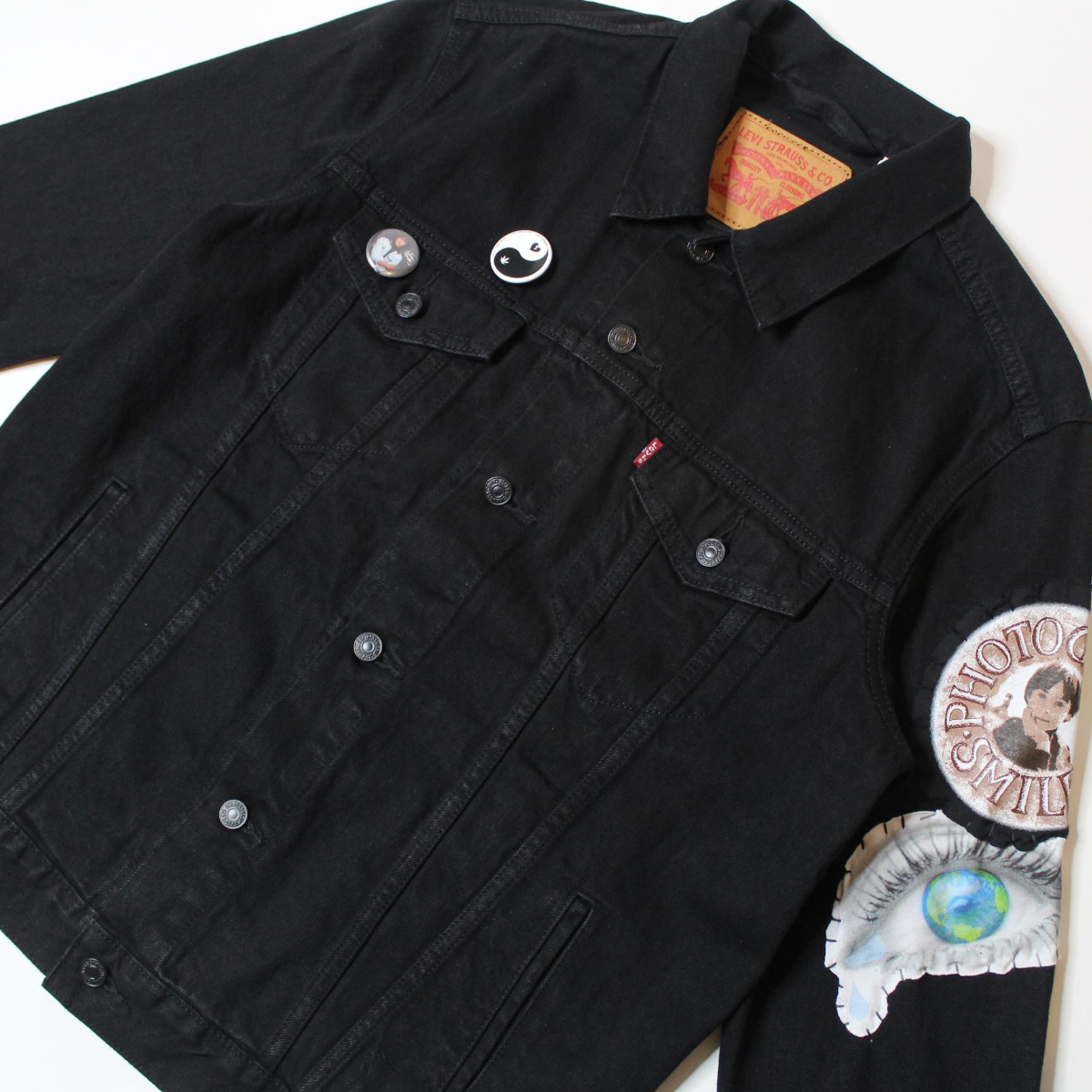 Upcycled Julian Lennon Denim Jacket