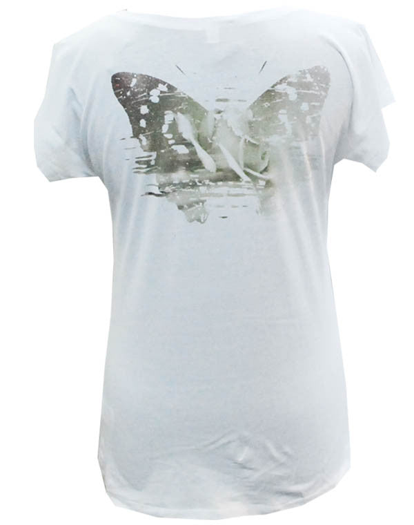 Julian Lennon (First Rose Back Print) White T-Shirt