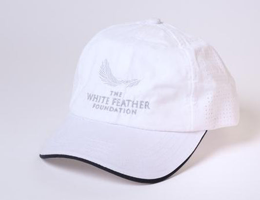 Embroided Microfiber Cap by Fahrenheit - White